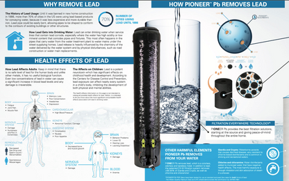 Enpress PIONEER Whole House Water Filtration System - Removes Lead, Cysts and "Forever Chemicals" PFOA/PFOS