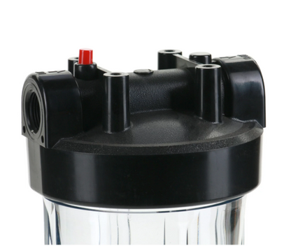 Hydronix - HF45 Series - Filter Housing Clear -  4.5 x 10 inch - 3/4 inch Ports