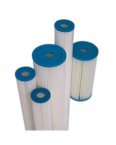 Pleated water filters